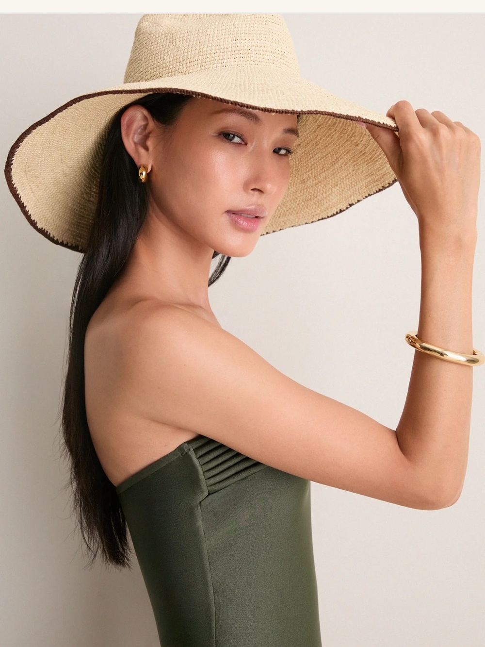NWOT  Waverly Hat Janessa Leone Raffia